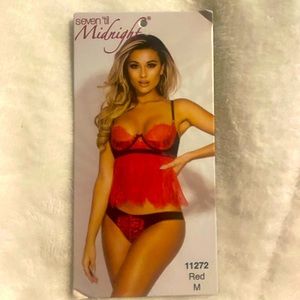 NWT Seven til midnight lace lingerie